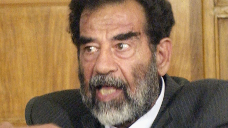 Saddam Hussein in court