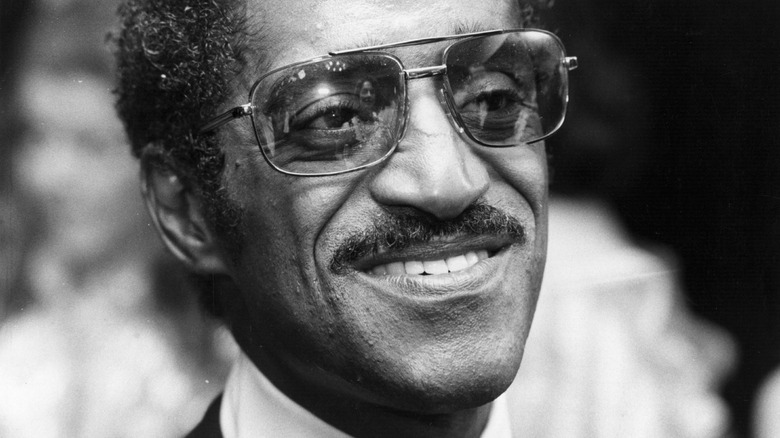 Sammy Davis Jr. smiling