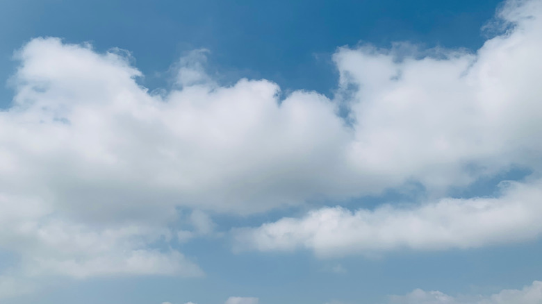 Fluffy clouds