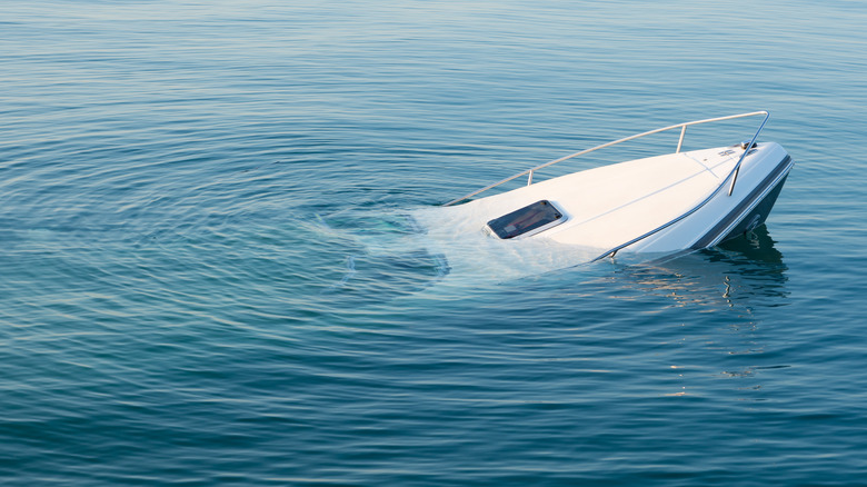 Sunken boat