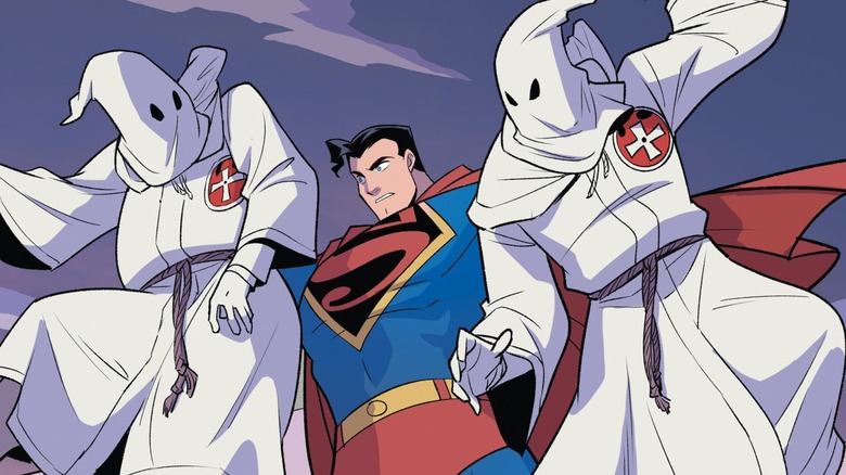 Superman battles the Klan