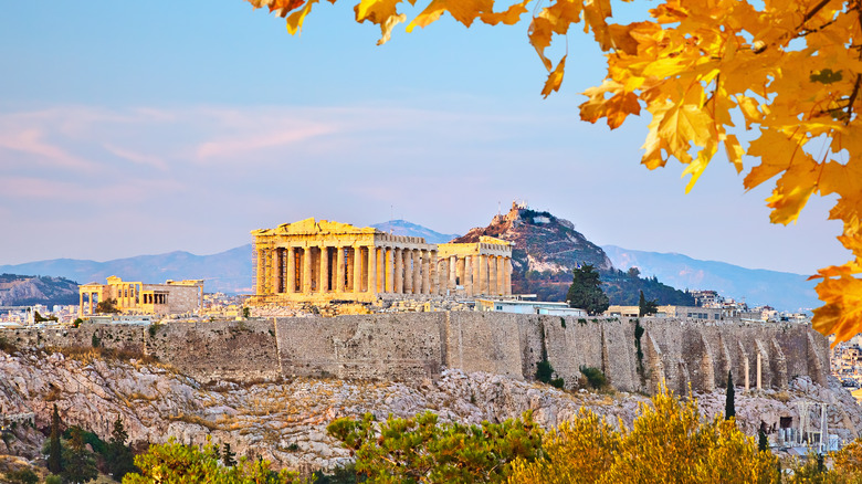 Acropolis at sunset