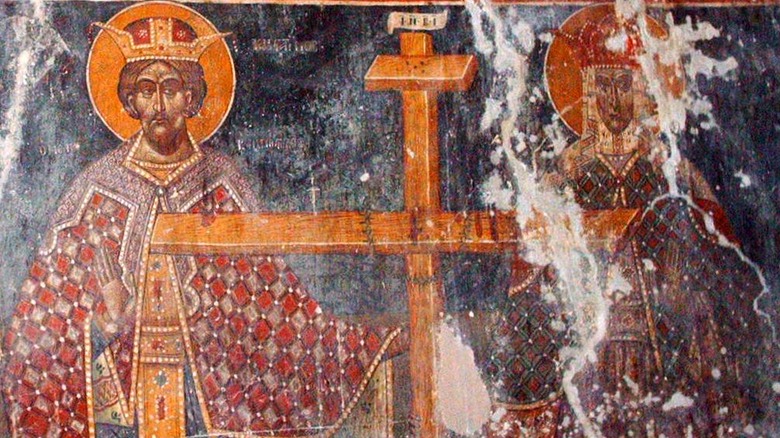 Constantine the Great, his mother Helen