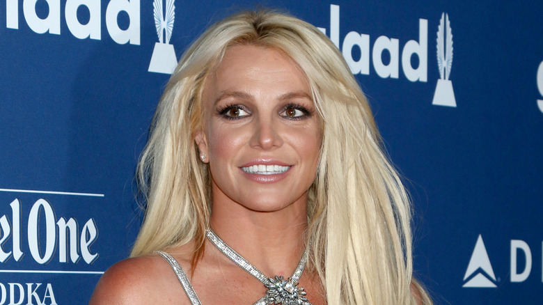 Britney Spears smiling 