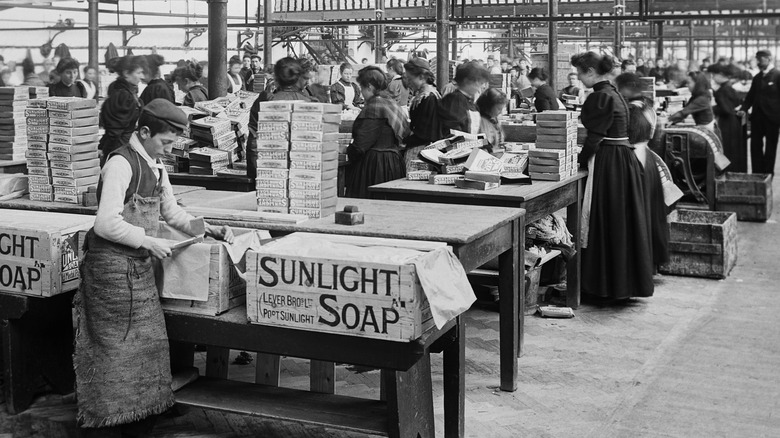 factory workers