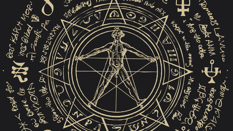 Vitruvian man occult symbolism