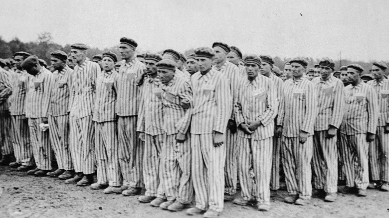 prisoners roll call at buchenwald