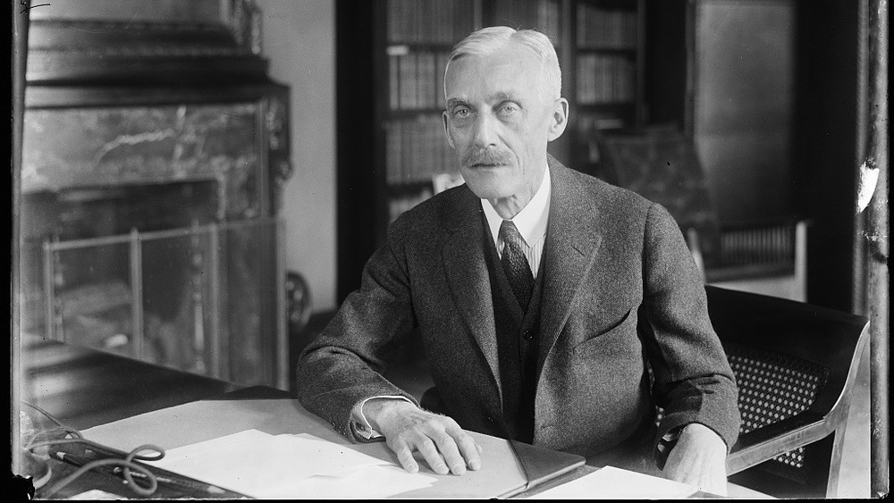 Andrew Mellon at desk