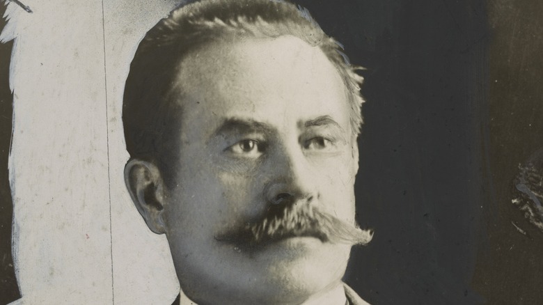 photograph of Stanford White with a large moustache