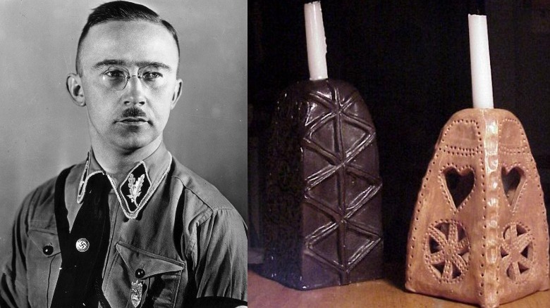 yule lanterns with candles, heinrich himmler