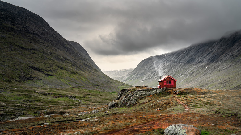 A log cabin in Norway