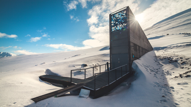 Svalbard Global Seed Vault entrance