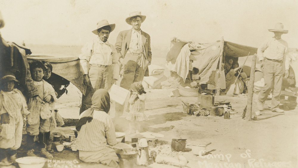 Mexican refugee camp in Texas between 1910 and 1918