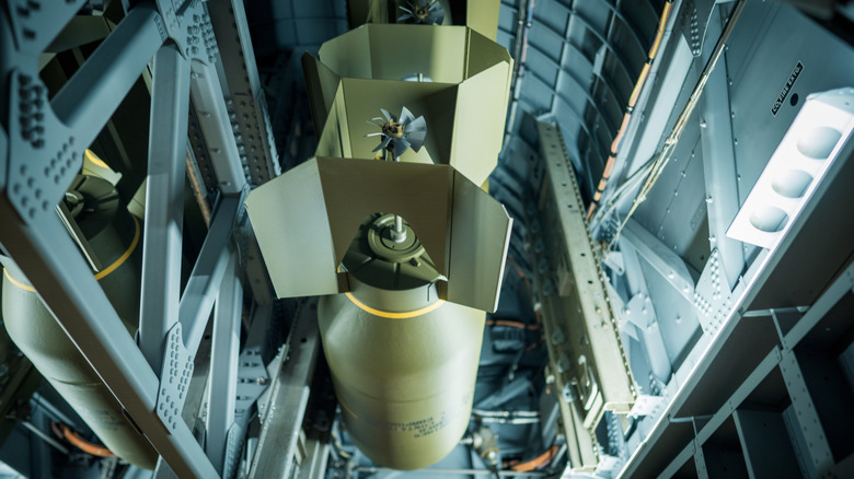 Nuclear weapons in plane's bomb bay