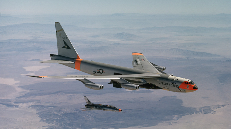 B-52 in flight, 1960s