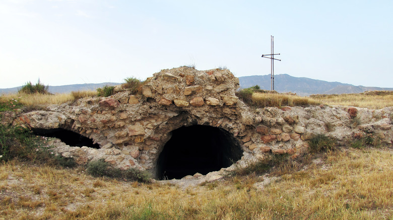 Entrance to a tunnel