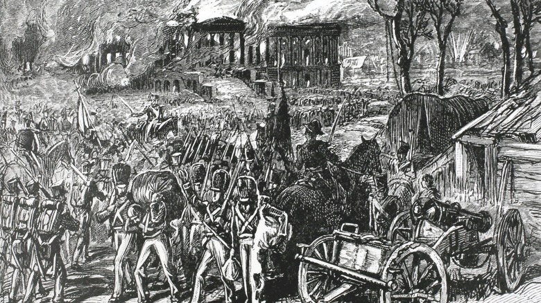 Capture and burning of Washington