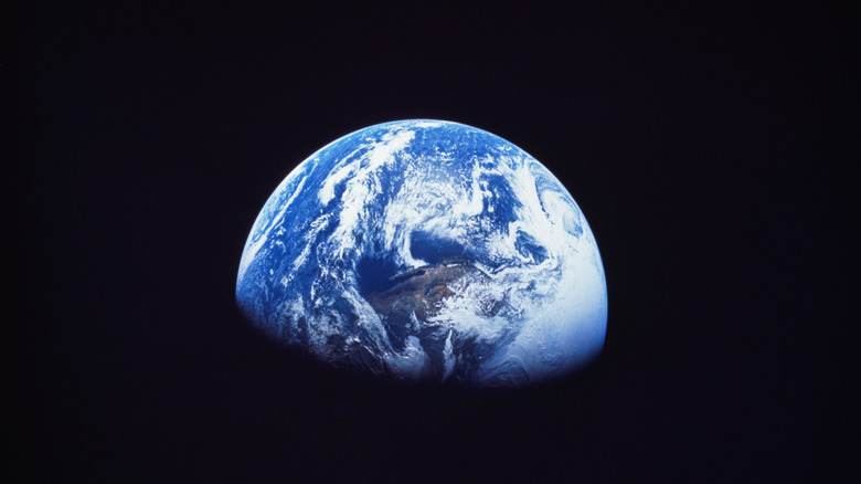 view of earth from outer space
