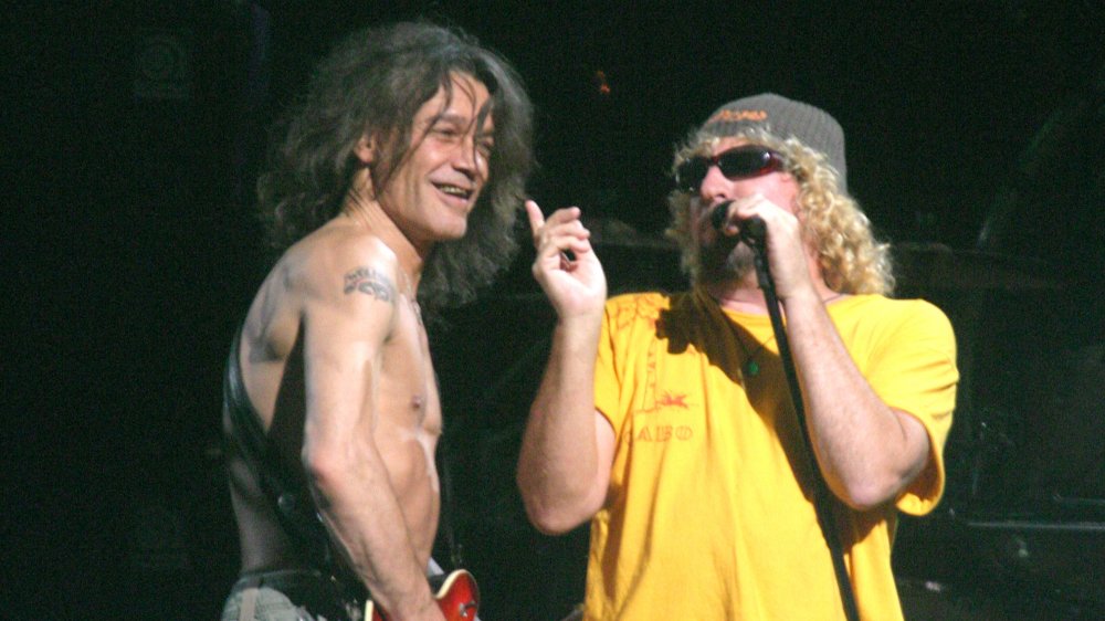 Sammy Hagar and Eddie Van Halen