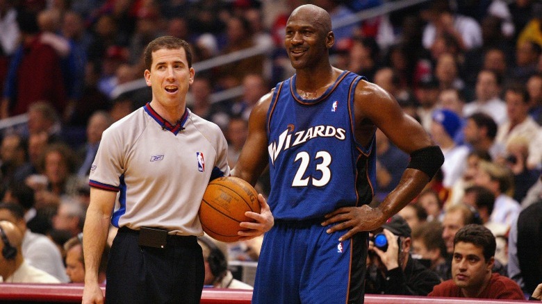 Tim Donaghy with Michael Jordan