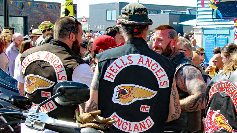 Hells Angels gathering in the U.K. in 2018