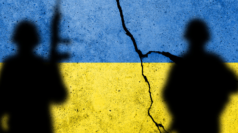 Ukrainian flag rendering