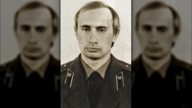 Vladimir Putin in KGB uniform