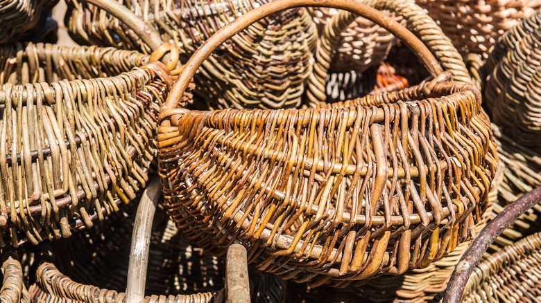 Wicker basket collection