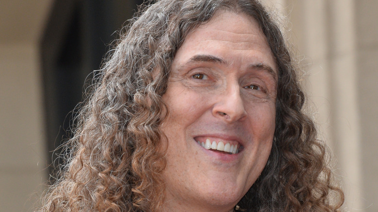 Weird Al Yankovic smiling