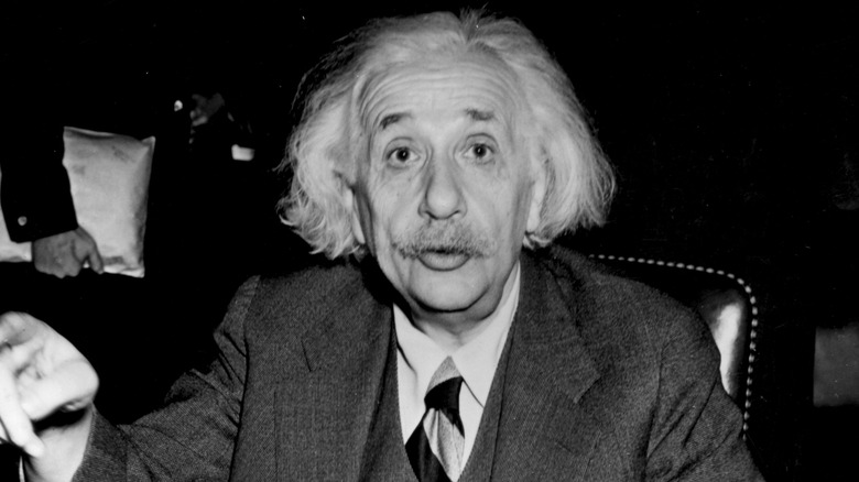 Einstein speaking