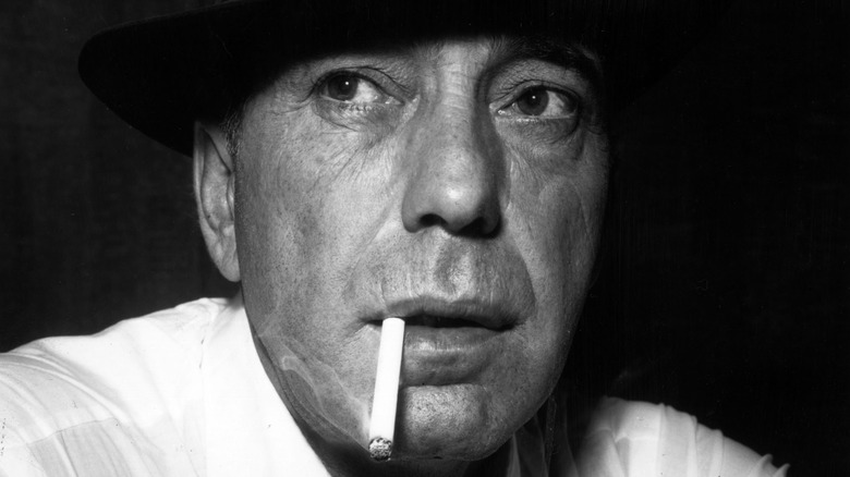 Humphrey Bogart with cigarette