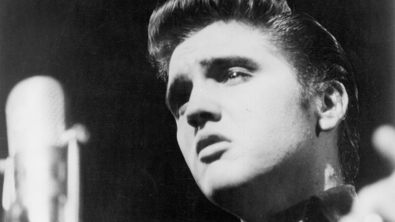 Elvis Presley on Stage Show in 1956