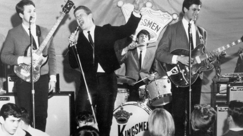 The Kingsmen on stage in 1964