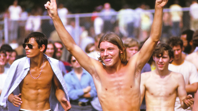 Crowd of people at Woodstock