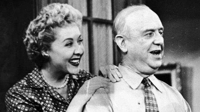 Vivian Vance and William Frawley in I Love Lucy still