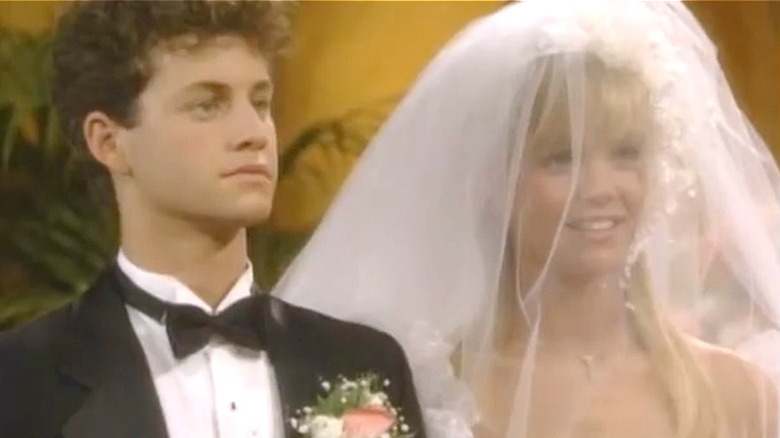 Julie McCullough and Kirk Cameron wedding scene on Growing Pains