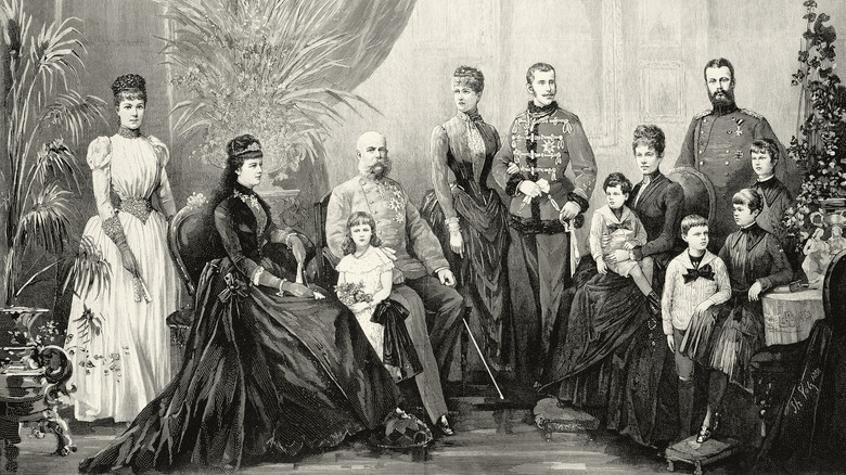 1888 habsburg family portrait
