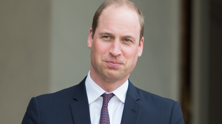 Prince William standing