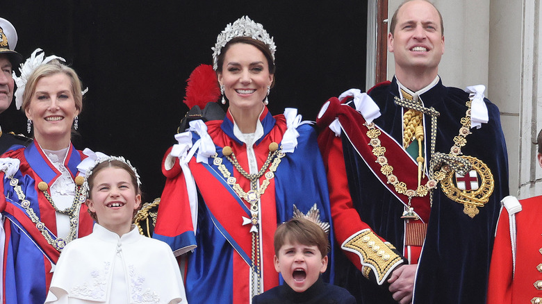 Prince William with his children