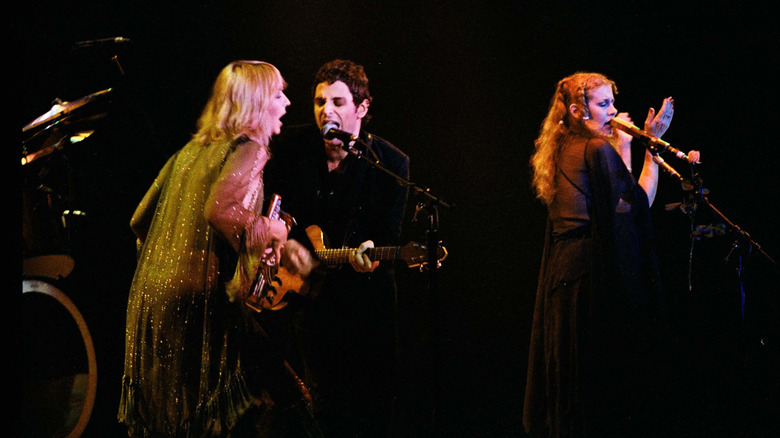 Fleetwood Mac performing in the '80s