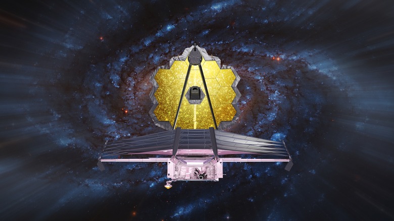 Artist's impression of the James Webb Space Telescope