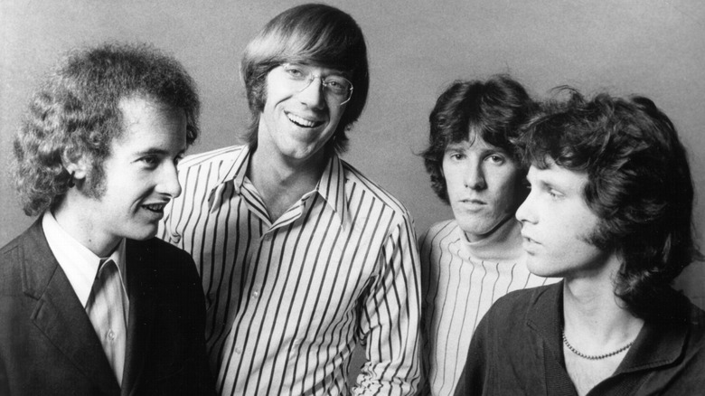 The Doors posing for a photo