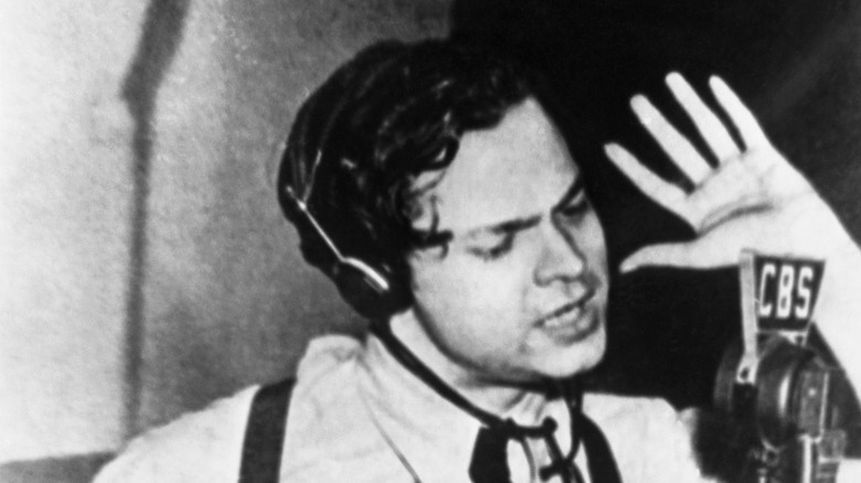 orson welles rehearsing