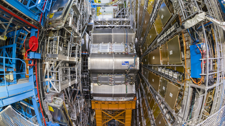 particle detector in hadron collider