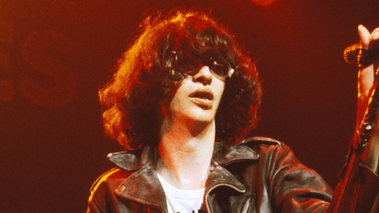 Joey Ramone onstage