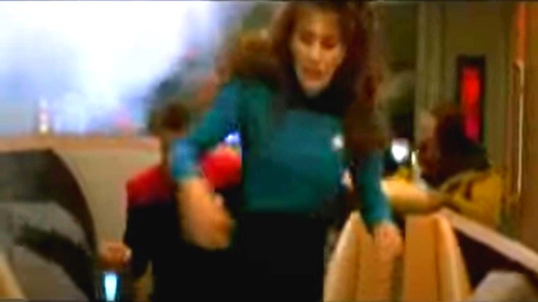 "Star Trek: Generations" Deanna Troi goes to pilot the Enterprise 