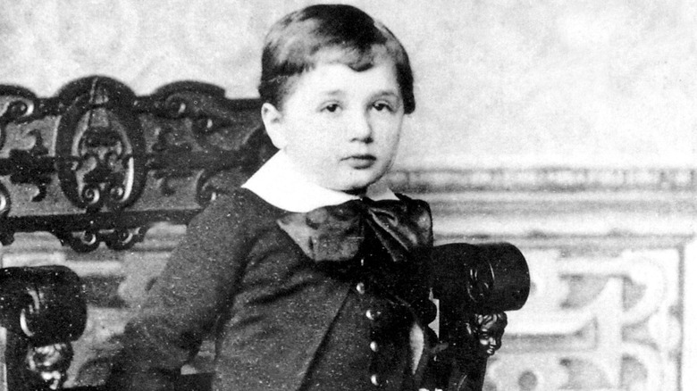 Albert Einstein at age 3 