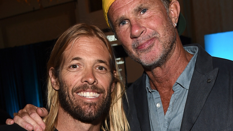 Taylor Hawkins and Chad Smith