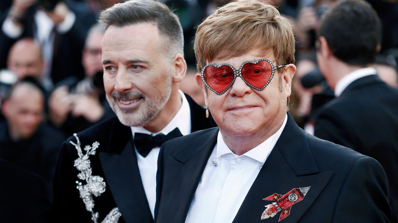 David Furnish and husband Elton John