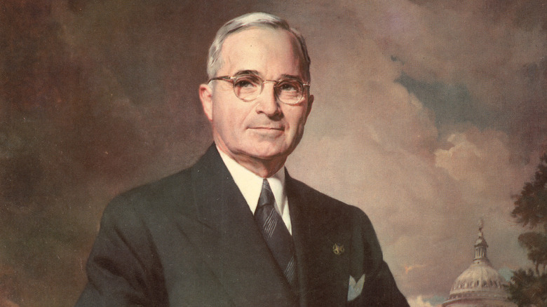 Truman's official portrait